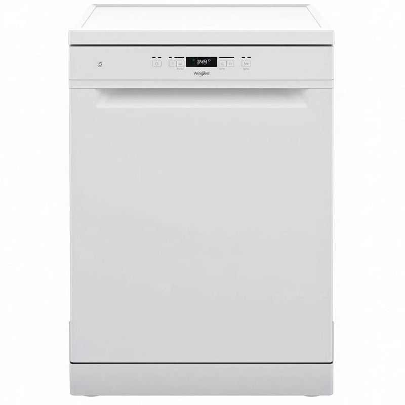 Lave-vaisselle pose libre Whirlpool 14 couverts, technologie 6ème Sens et séchage Natural Dry