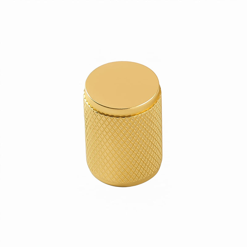 Poignée bouton 18mm métal doré, quincaillerie de meuble cuisine sur mesure