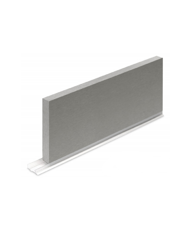 Profilé PVC transparent 21mm anti-humidité pour jambage bois de cuisine
