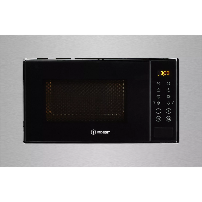 Micro-ondes encastrable Indesit MWI120SX inox, intégration cuisine sur mesure