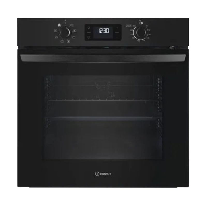 Four encastrable multifonction 71L noir pyrolyse INDESIT IO275PB, classe A++