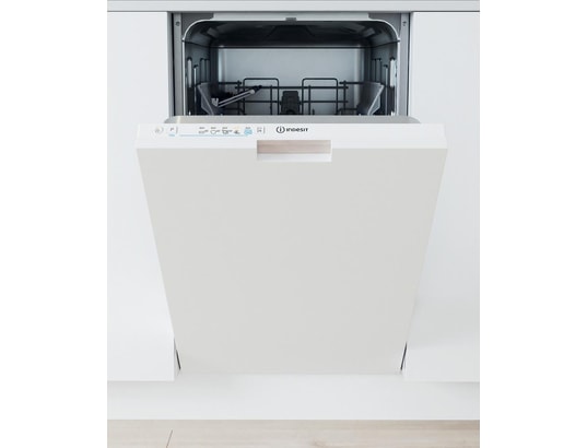 Lave-vaisselle tout intégrable Indesit 45cm 10 couverts, moteur Inverter, cuve inox