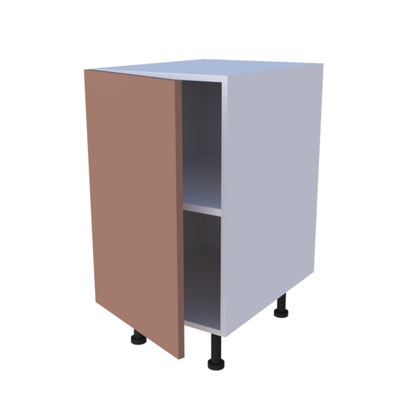 Meuble bas de rangement 1 porte - larg. 45cm - Haut. 85cm (pieds inclus)