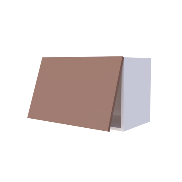 Meuble haut abattant 1 porte - Larg. 60cm - Haut. 40cm