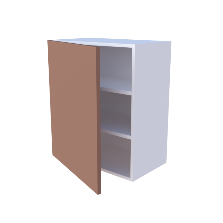 Meuble haut 1 porte pour hotte escamotable - Larg. 60cm - Haut. 70cm