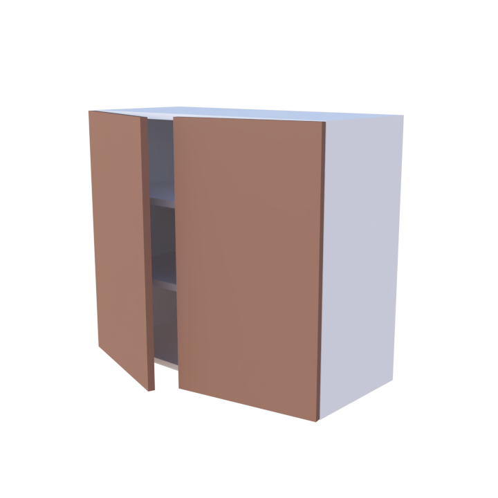 Meuble haut 2 portes - Larg. 80cm - Haut. 70cm