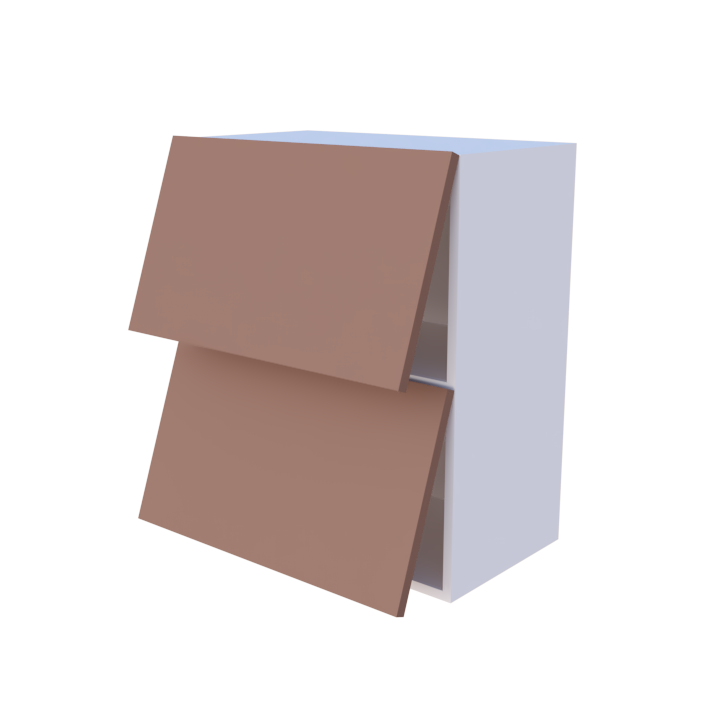 Meuble haut abattant 2 portes - Larg. 60cm - Haut. 70cm