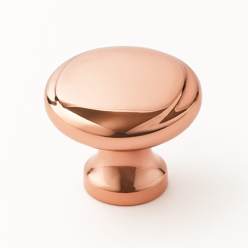 Poignée bouton 32mm métal cuivré pour meuble de cuisine sur mesure