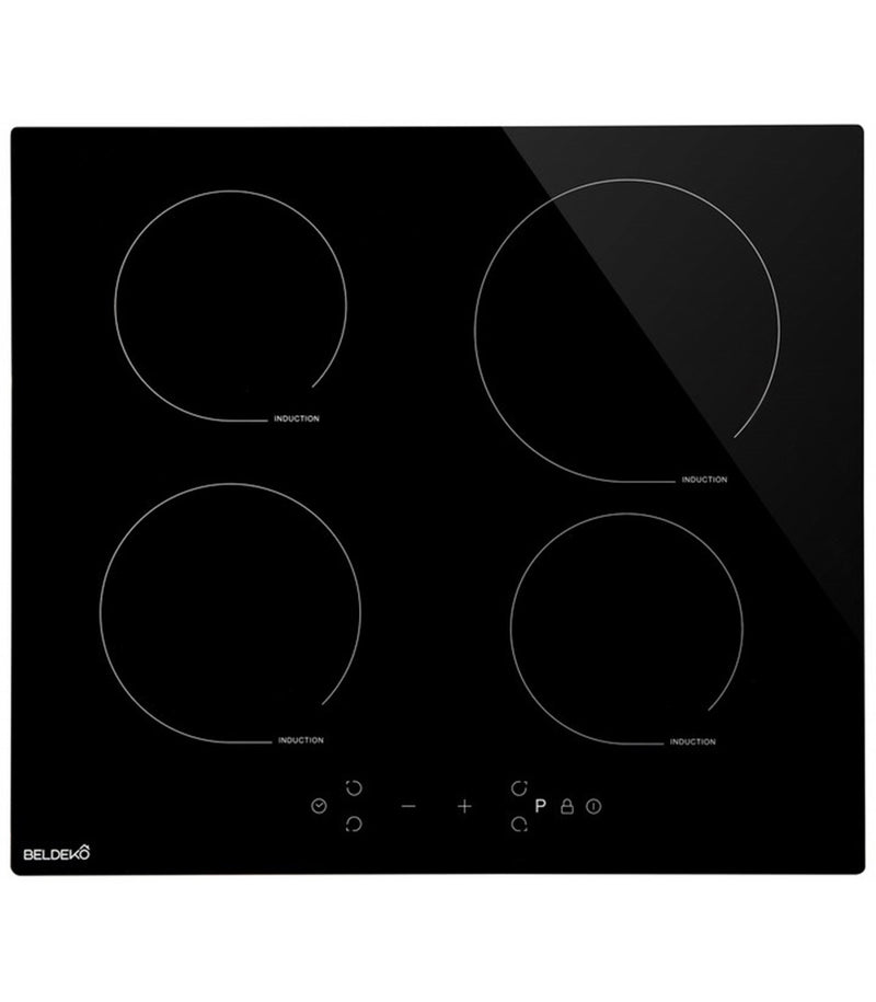 Plaque induction encastrable 4 foyers 7900W BELDEKO TI4V-120, boosters independants