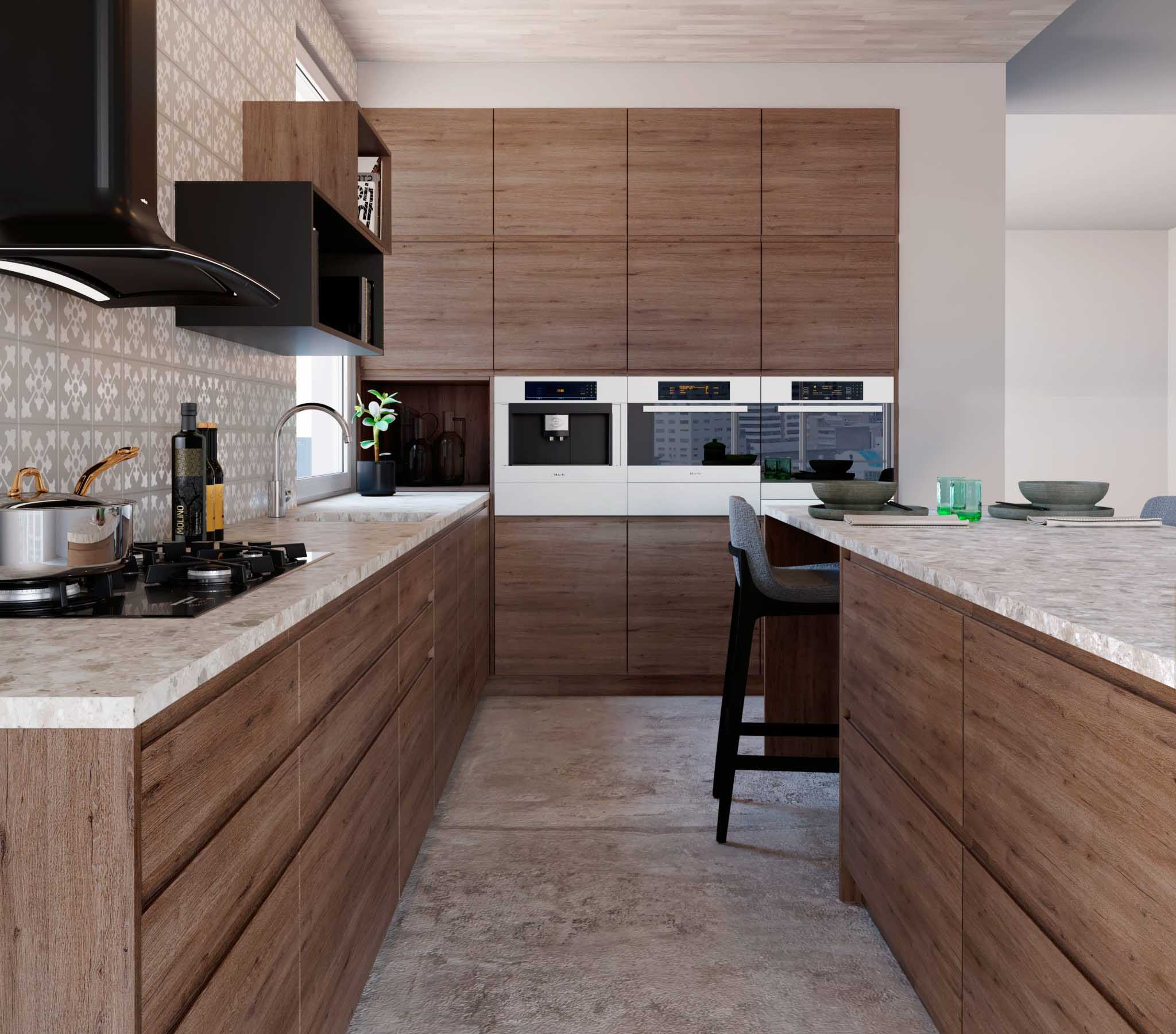 Cuisines avec ilot central : 8 configurations possibles
