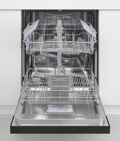 Lave-vaisselle encastrable INDESIT IN2PC14BN70B : Semi-intégrable 14 couverts noir, Auto Door, Push&Go et Multizone