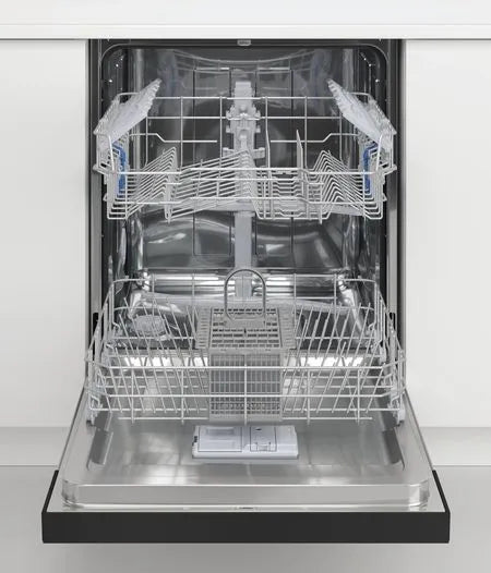 Lave-vaisselle encastrable INDESIT IN2PC14BN70B : Semi-intégrable 14 couverts noir, Auto Door, Push&Go et Multizone