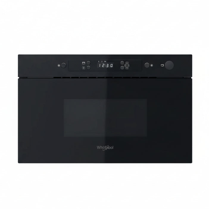 Micro-ondes encastrable grill Whirlpool MBNA990B noir, intégration cuisine sur mesure