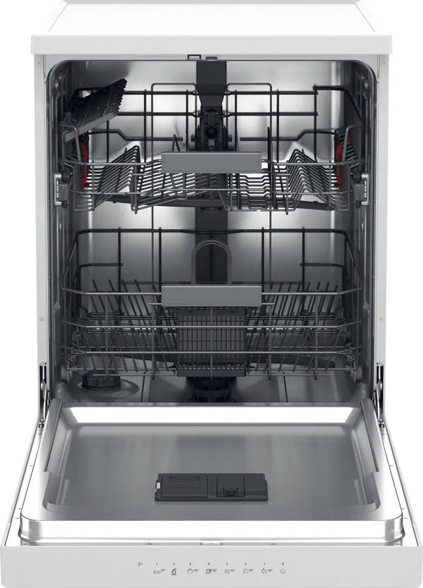 Lave-vaisselle WHIRLPOOL WH2FD14BN70 : Pose libre 14 couverts, 6ème Sens, Natural Dry et moteur Inverter