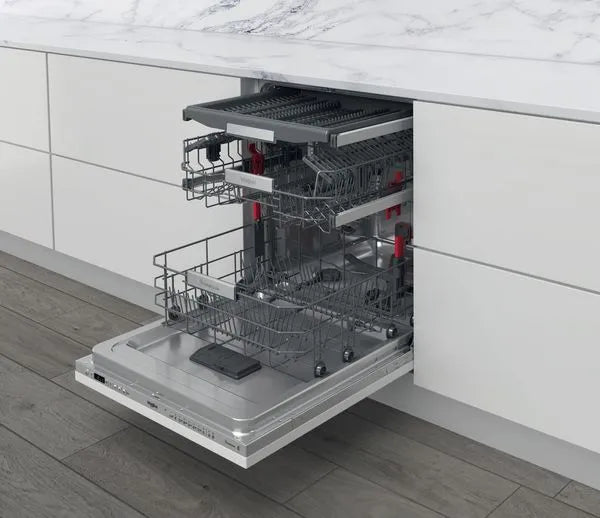 Lave-vaisselle tout intégrable WHIRLPOOL WIO3T133PE6.5 : 14 couverts, 6ème Sens, PowerClean Pro, Natural Dry et seulement 6,5 L/cycle