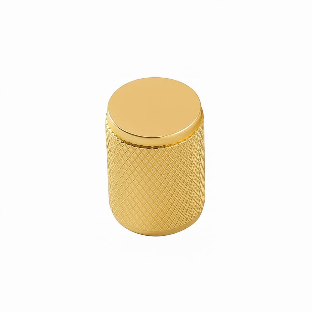 Poignée bouton 18mm métal doré, quincaillerie de meuble cuisine sur mesure