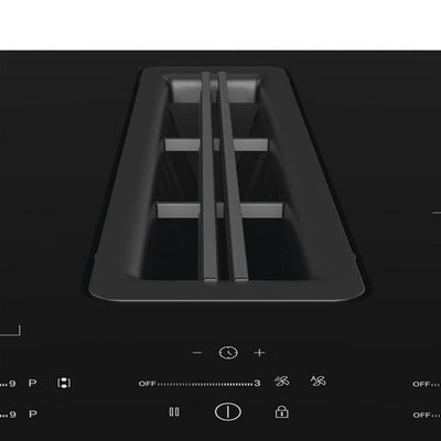 Plaque induction avec hotte intégrée WHIRLPOOL WVH60FB01 : 2-en-1, aspiration au cœur de la cuisson