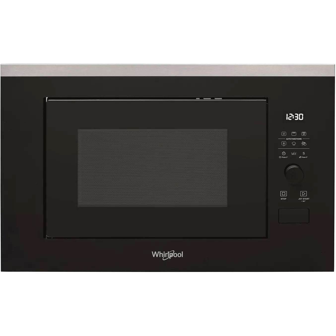 Micro-ondes gril encastrable Whirlpool WMF250G 25L, fonction Crisp et JetGrill, cuisine encastrée