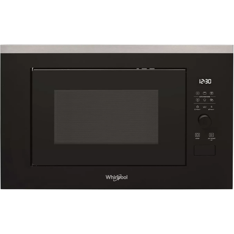 Micro-ondes gril encastrable Whirlpool WMF250G 25L, fonction Crisp et JetGrill, cuisine encastrée
