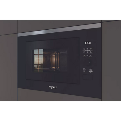Micro-ondes gril encastrable WHIRLPOOL WMF250G : 25 L, Crisp, Jet Defrost et JetGrill pour une cuisine encastrée performante
