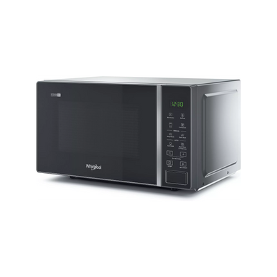 Micro-ondes gril WHIRLPOOL MWP203SB : Posable silver et noir, gril quartz 20 L et 12 recettes Auto Cook