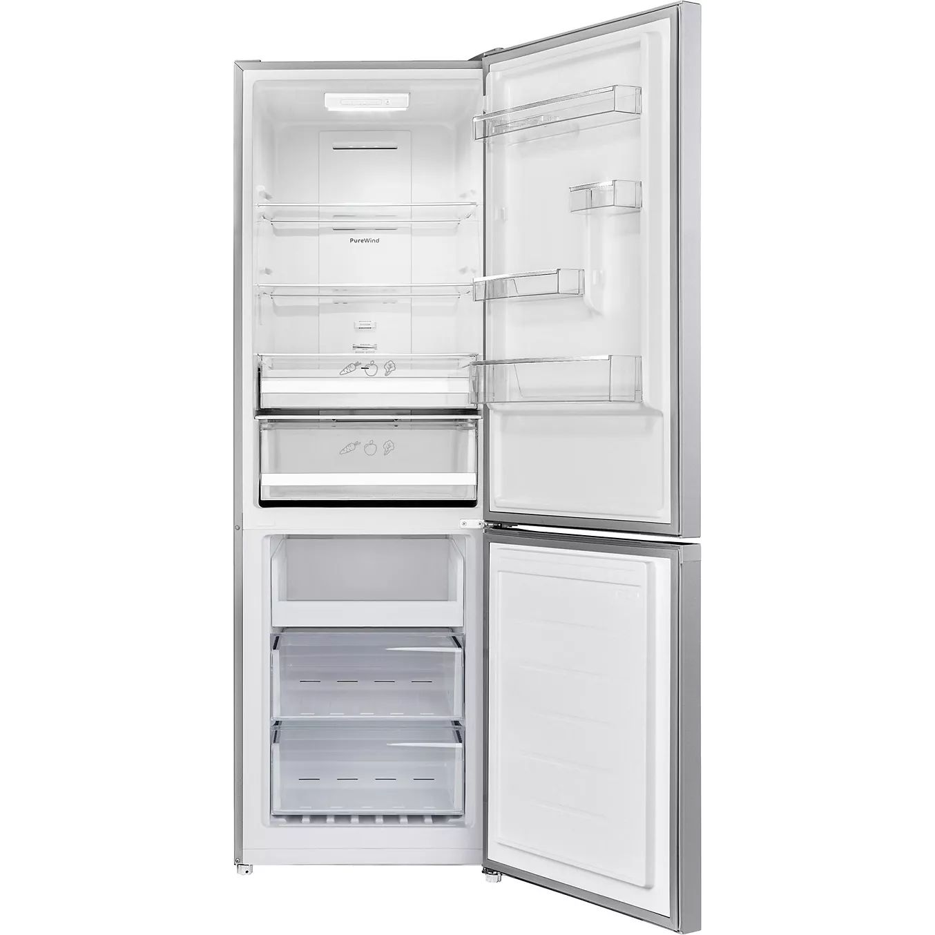 Réfrigérateur congélateur INDESIT INK25322S4E : Combiné 322 L silver, Total No Frost et Push&Go