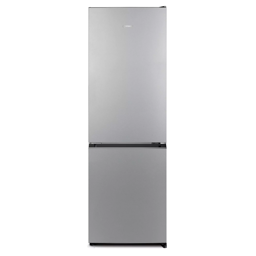 Réfrigérateur congélateur combiné Indesit 262L silver congélateur bas 4 étoiles format 54cm