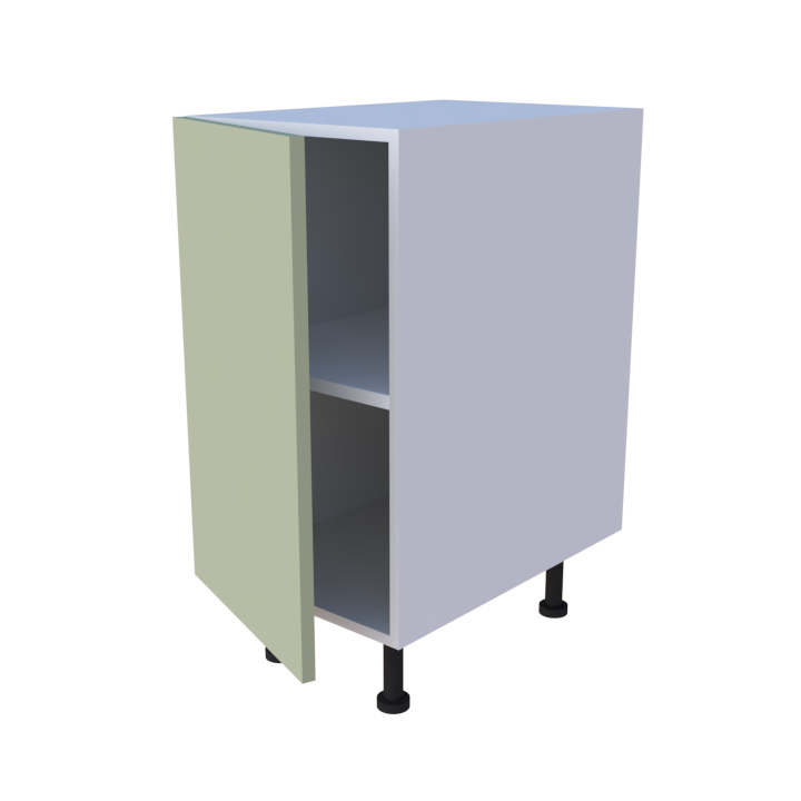 Meuble bas de rangement 1 porte - larg 40cm - Haut. 85cm (pieds inclus)
