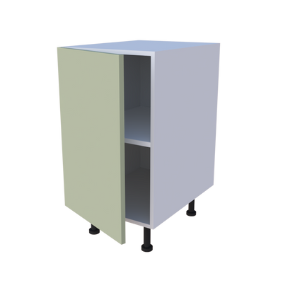 Meuble bas de rangement 1 porte - larg. 45cm - Haut. 85cm (pieds inclus)