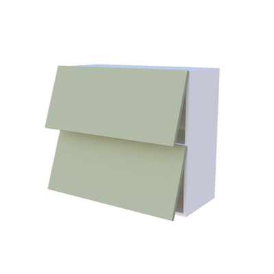 Meuble haut abattant 2 portes - Larg. 80cm - Haut. 70cm