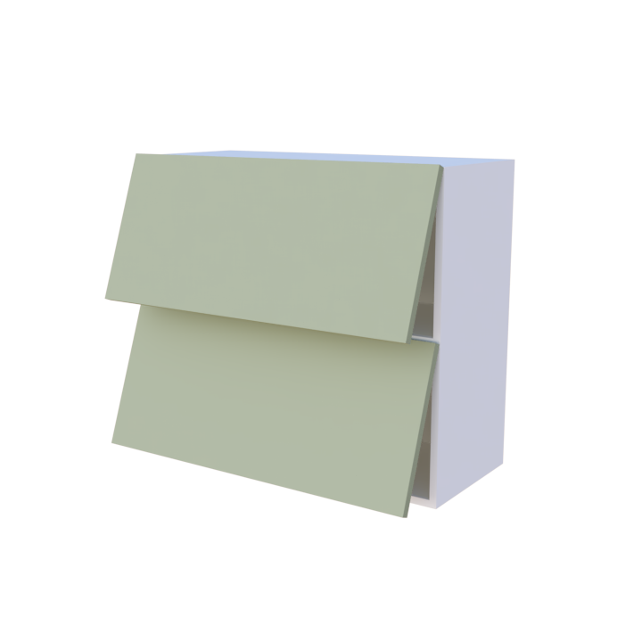Meuble haut abattant 2 portes - Larg. 80cm - Haut. 70cm
