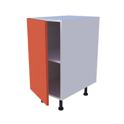 Meuble bas de rangement 1 porte - larg 40cm - Haut. 85cm (pieds inclus)