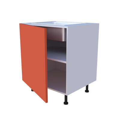 Meuble bas de rangement 1 porte - larg. 70 cm - Haut. 85cm (pieds inclus)