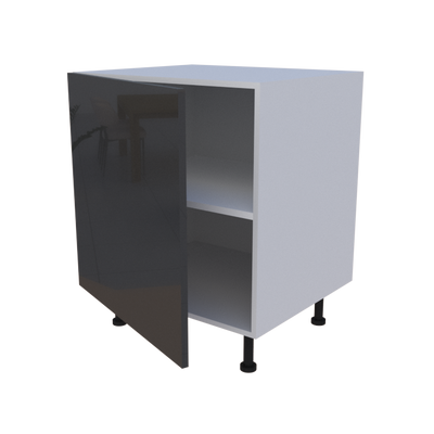 Meuble bas de rangement 1 porte - larg. 70 cm - Haut. 85cm (pieds inclus)