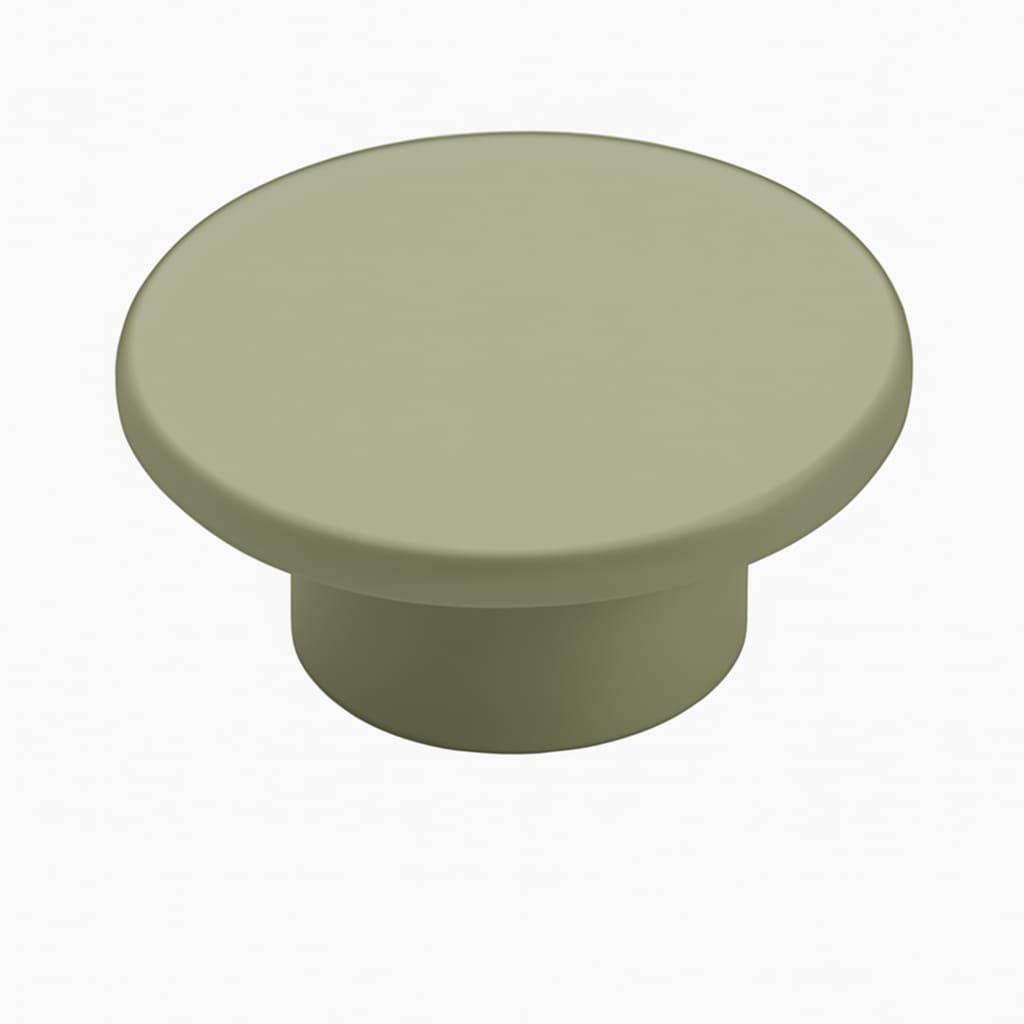 Poignée bouton 50mm métal vert pour meuble de cuisine sur mesure