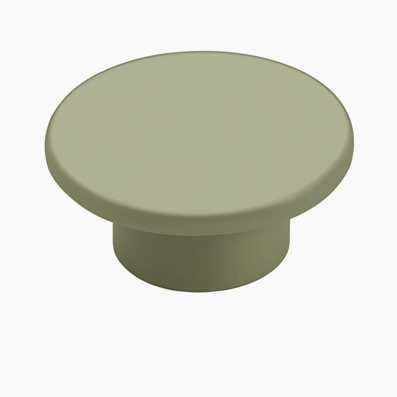 Poignée bouton 50mm métal vert pour meuble de cuisine sur mesure