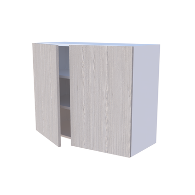 Meuble haut cuisine 2 portes 100x70cm, rangement vaisselle sur mesure