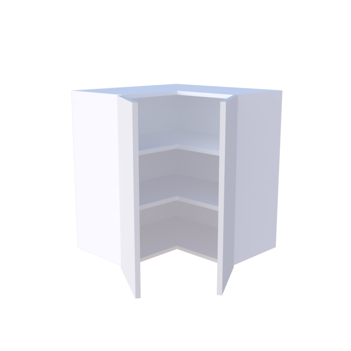 Meuble haut d'angle 2 portes - 70cm