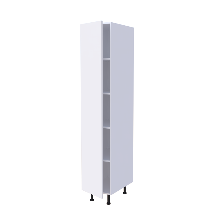 Colonne 1 porte étagères intérieures - Larg. 40cm - Haut. 215cm (pieds inclus)