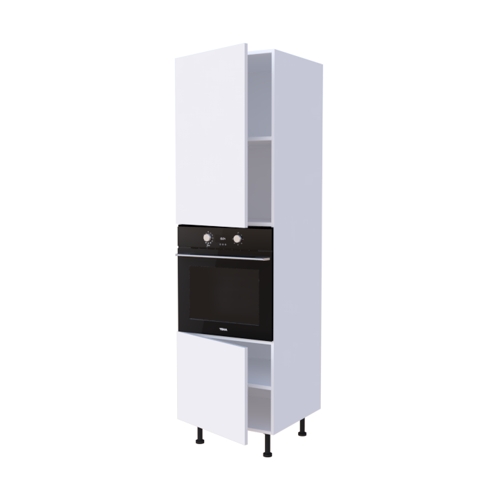 Colonne Four + 2 portes - Larg. 60cm - Haut. 215cm (pieds inclus)