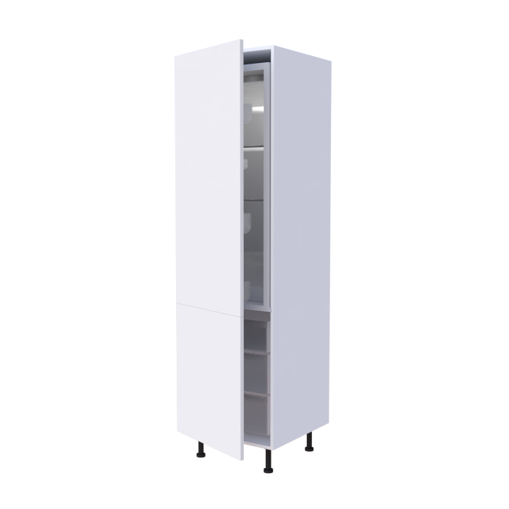 Colonne réfrigérateur 2 portes - Larg. 60cm - Haut. 215cm (pieds inclus)