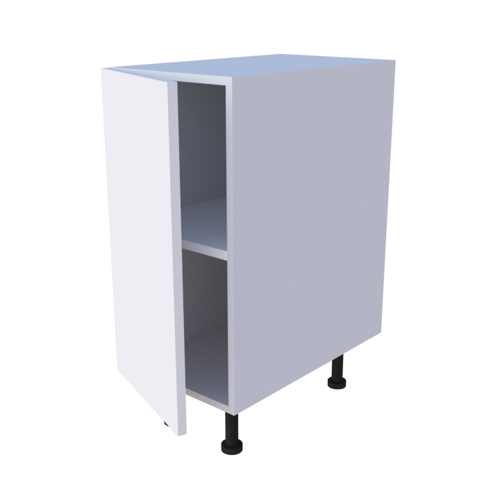 Meuble bas de rangement 1 porte - larg. 35 cm - Haut. 85cm (pieds inclus)