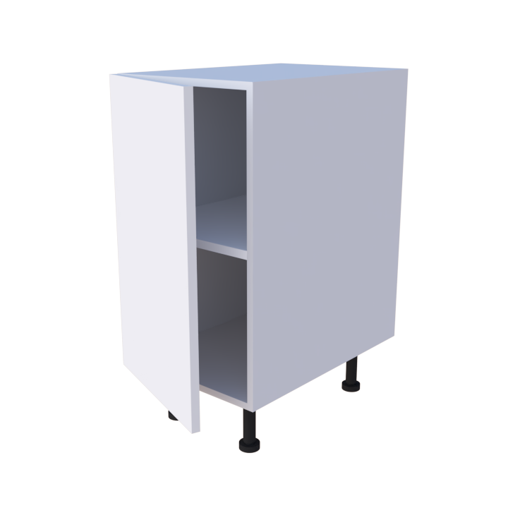 Meuble bas de rangement 1 porte - larg 40cm - Haut. 85cm (pieds inclus)