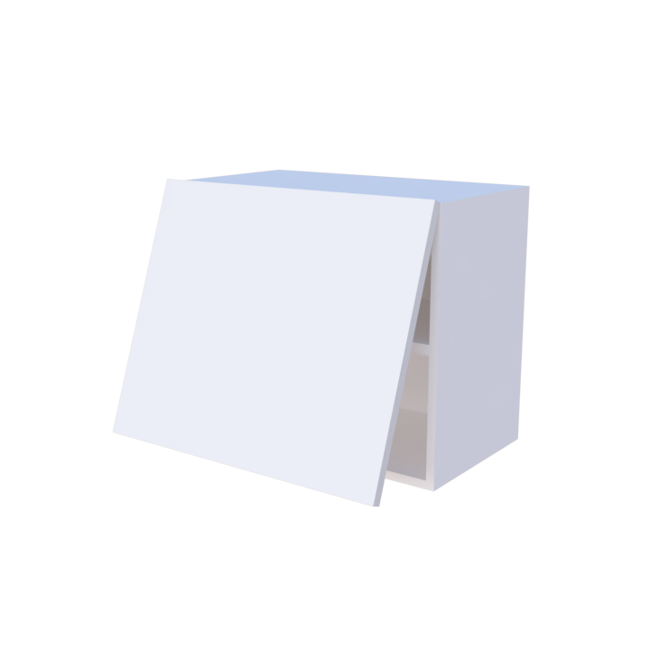 Meuble haut abattant 1 porte - Larg. 60cm - Haut. 50cm