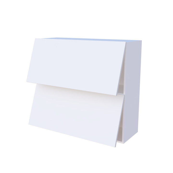 Meuble haut abattant 2 portes - Larg. 100cm - Haut. 90cm