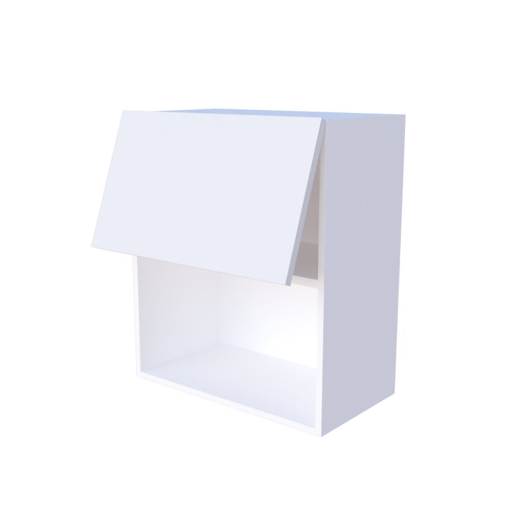 Meuble haut abattant 1 porte micro onde - Larg. 60cm - Haut. 70cm