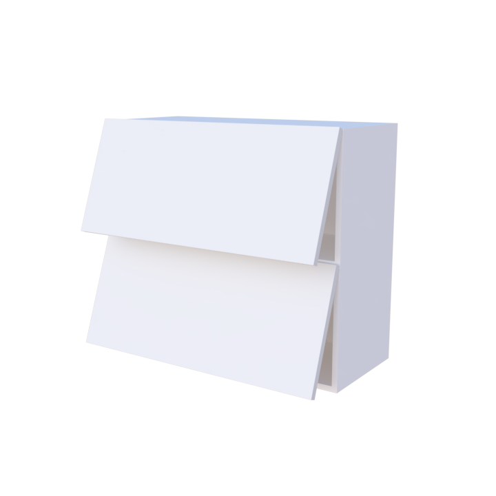 Meuble haut abattant 2 portes - Larg. 80cm - Haut. 70cm