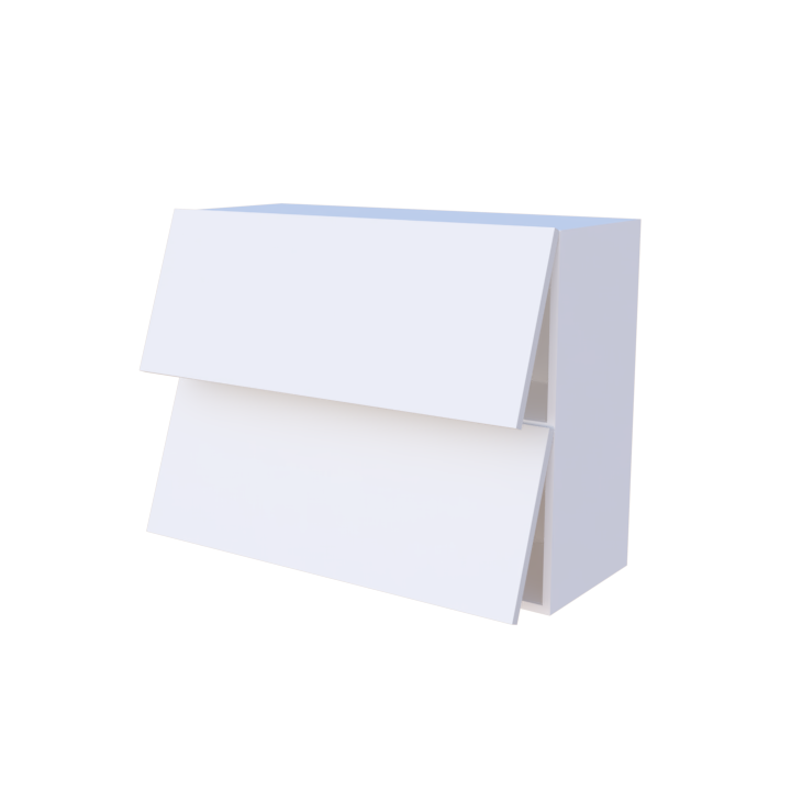 Meuble haut abattant 2 portes - Larg. 90cm - Haut. 70cm