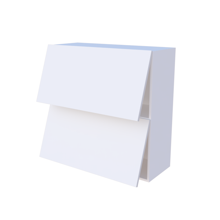 Meuble haut abattant 2 portes - Larg. 90cm - Haut. 90cm