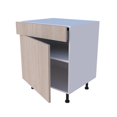 Meuble bas cuisine 1 porte 1 tiroir largeur 70cm hauteur 85cm, rangement sur mesure